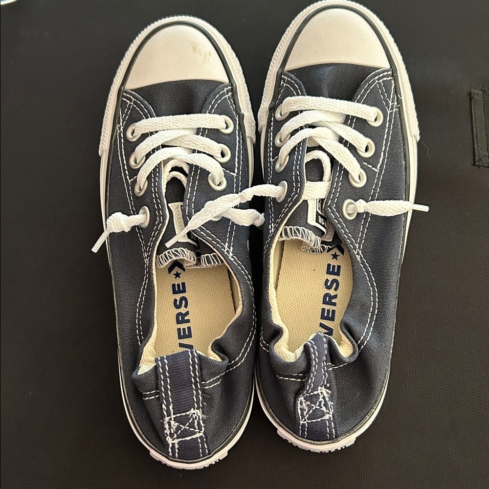 Converse Charcoal Canvas Sneakers